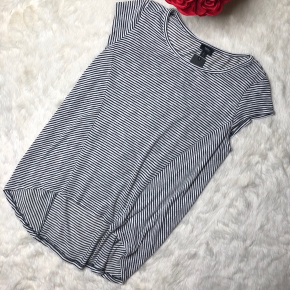 Mossimo Black White Striped Tunic - Picture 2 of 6